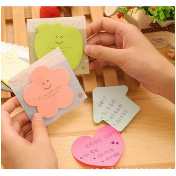 Mini notes collantes Notes collantes avec PP Backcard